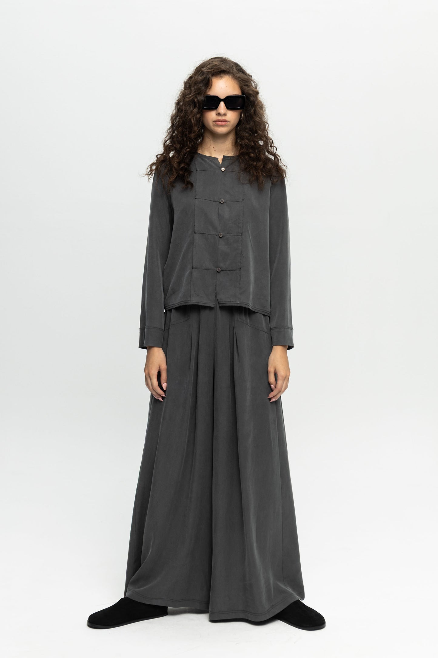 Zen Pants-Black and Black