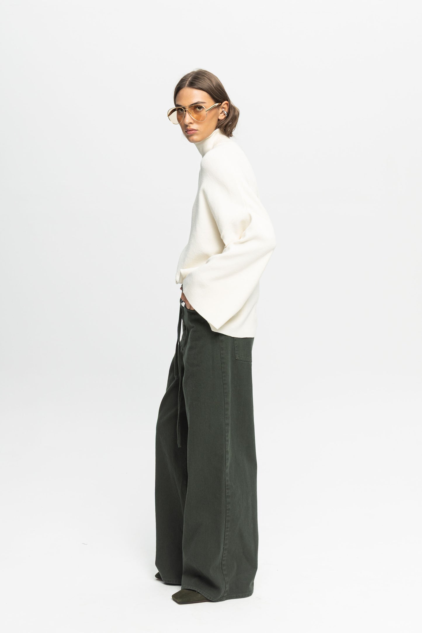 Denim Pants-Black and Black