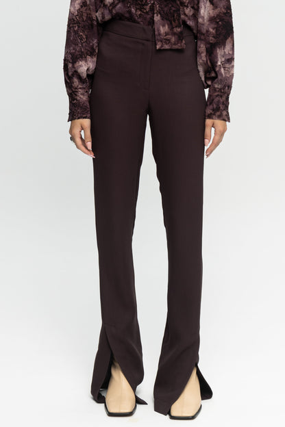Plum Pants-Black and Black