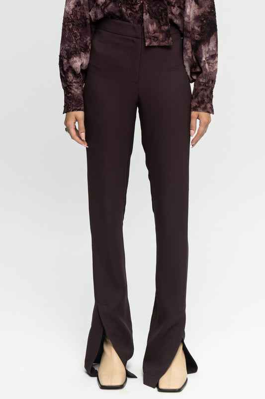 Plum Pants-Black and Black