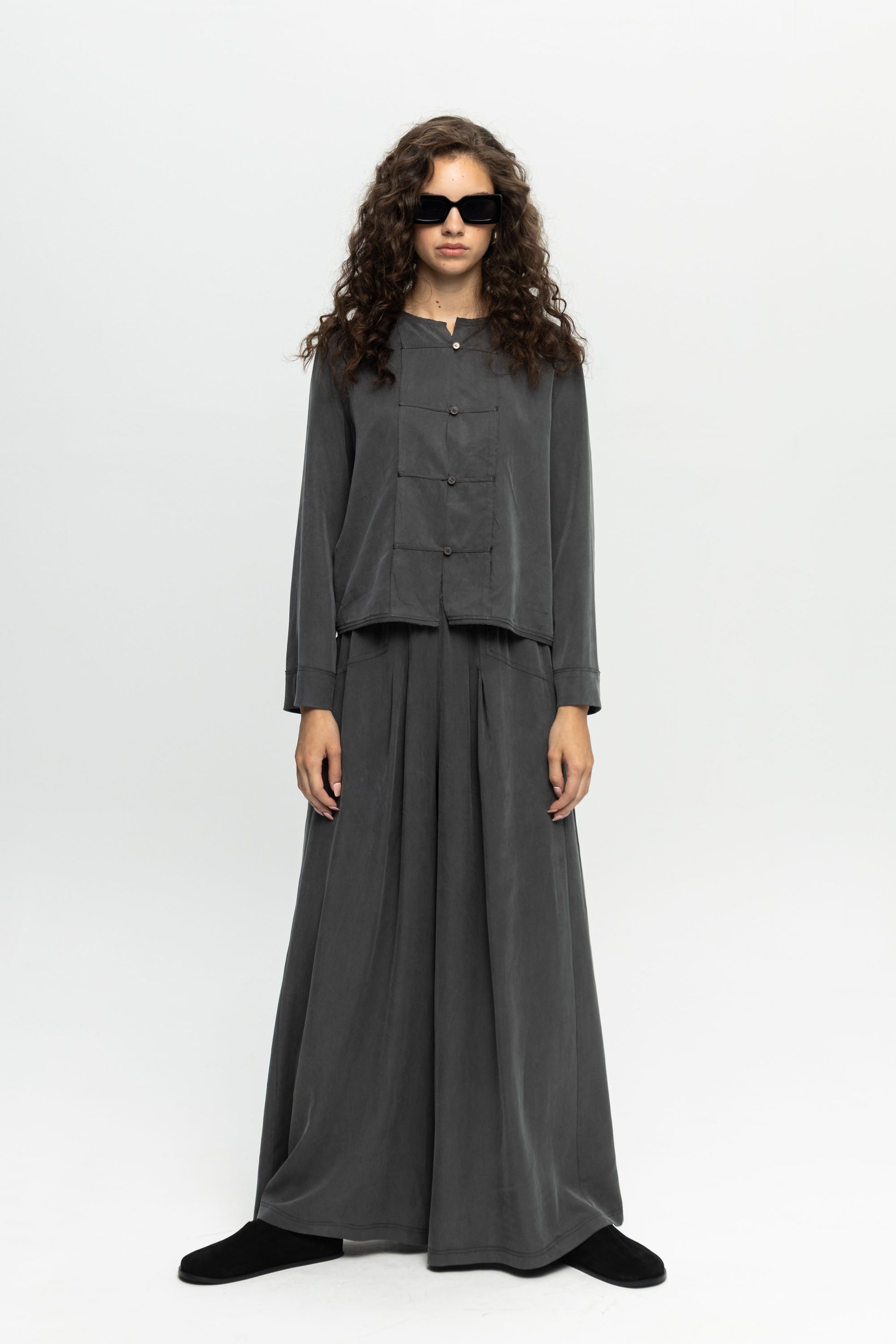 Zen Pants-Black and Black