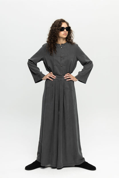 Zen Pants-Black and Black