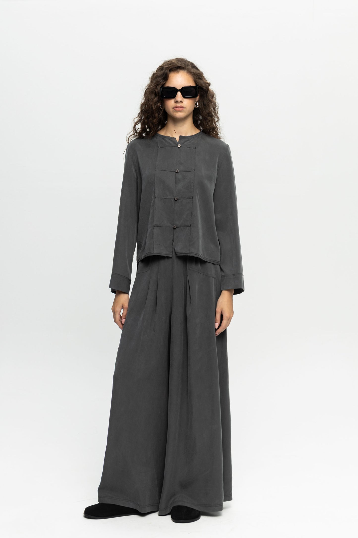 Zen Pants-Black and Black
