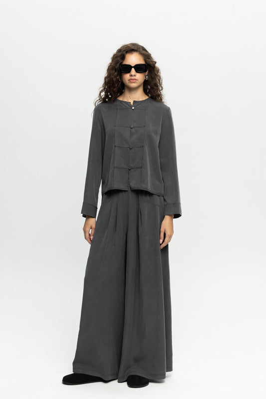 Zen Pants-Black and Black