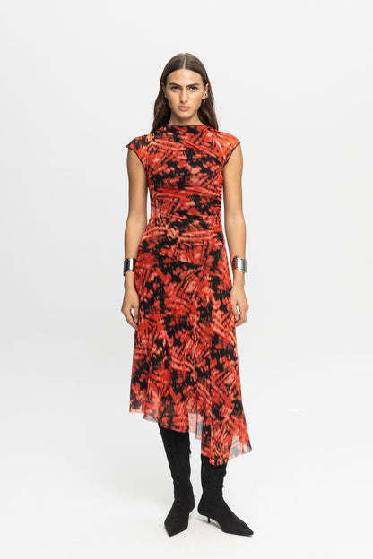 "Red Rum" Dress-Black and Black