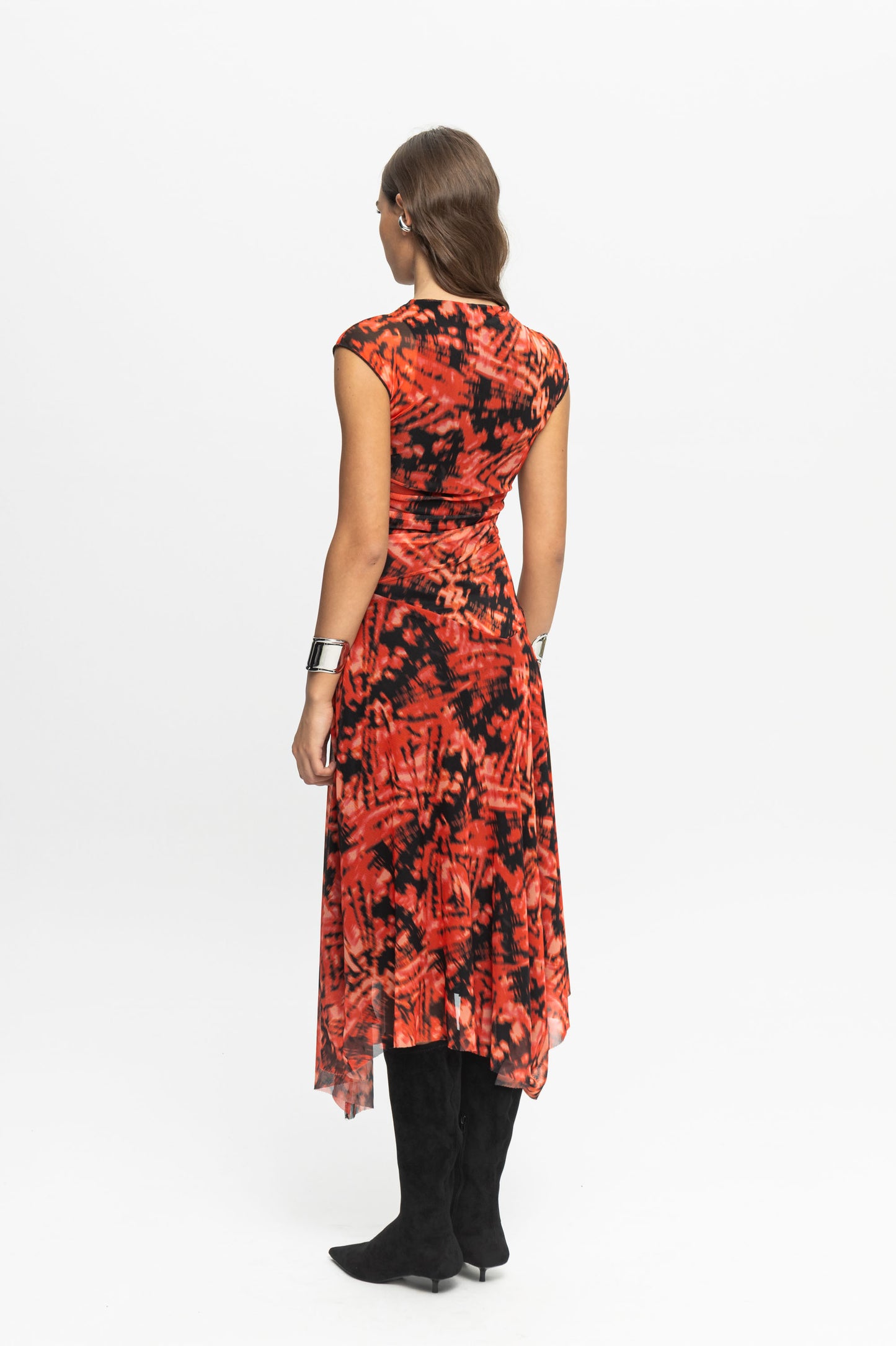 "Red Rum" Dress-Black and Black