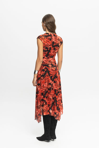 "Red Rum" Dress-Black and Black