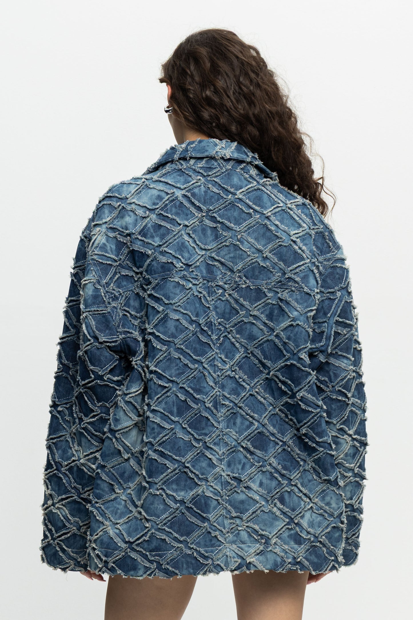 Denim Jacket-Black and Black