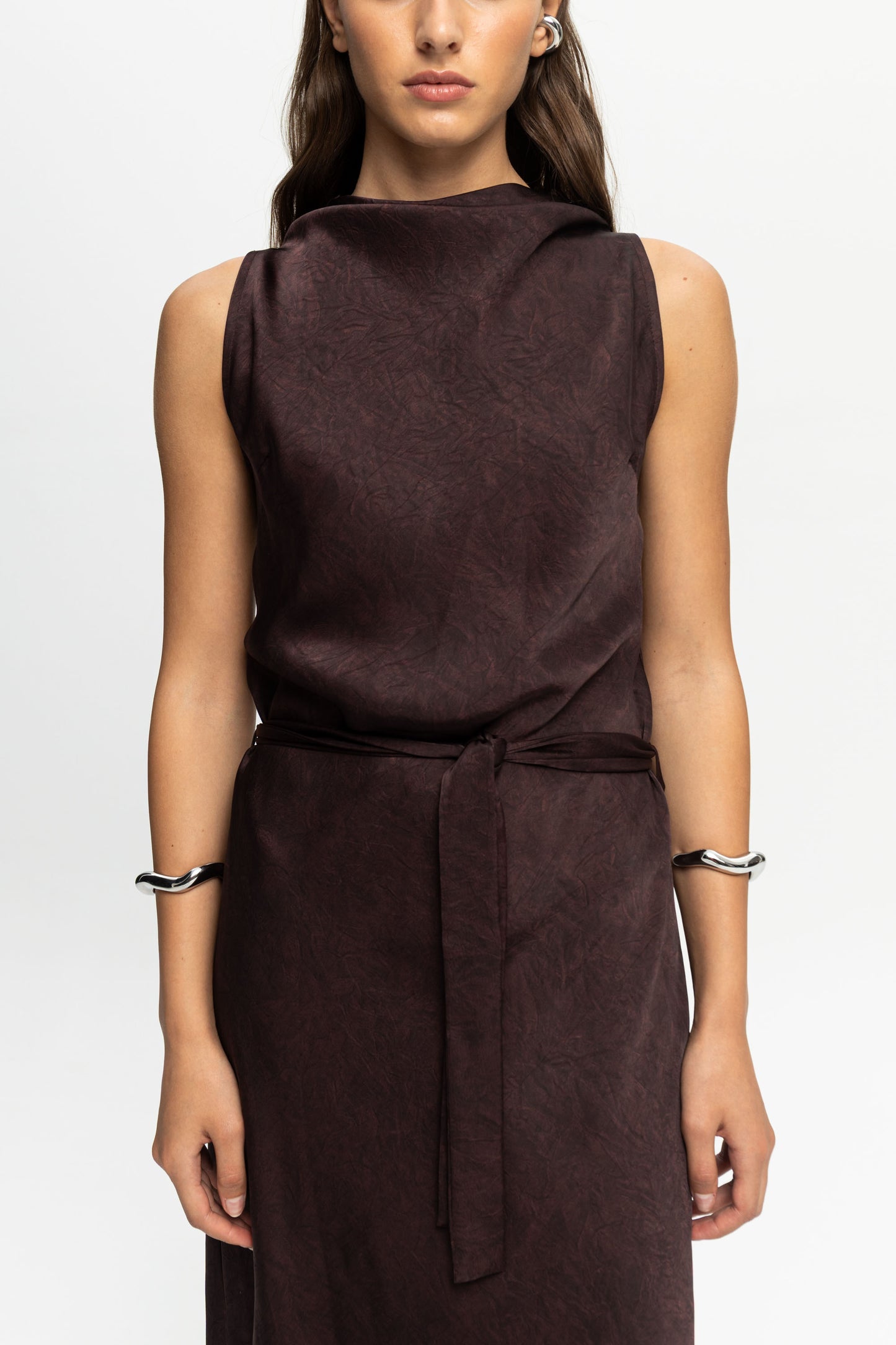 Plum Dress-Black and Black