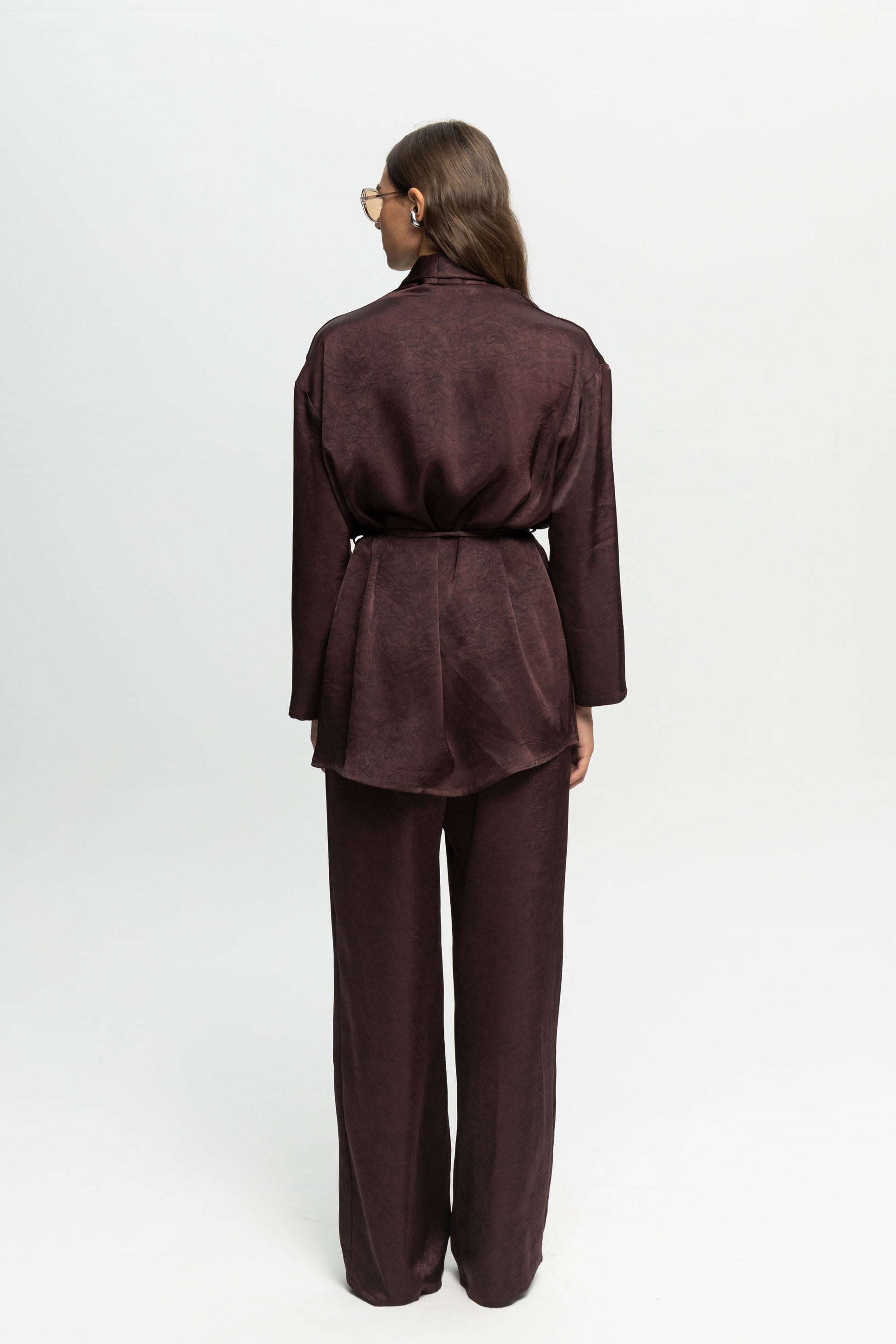 Plum Kimono-Black and Black