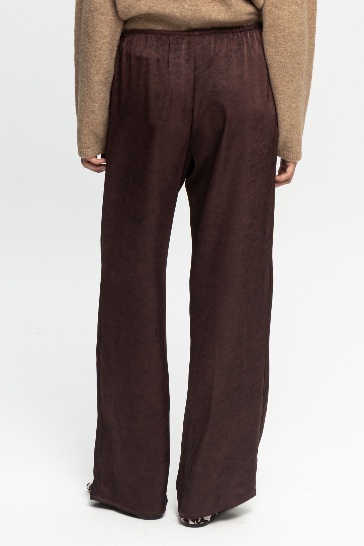 Plum Pants-Black and Black