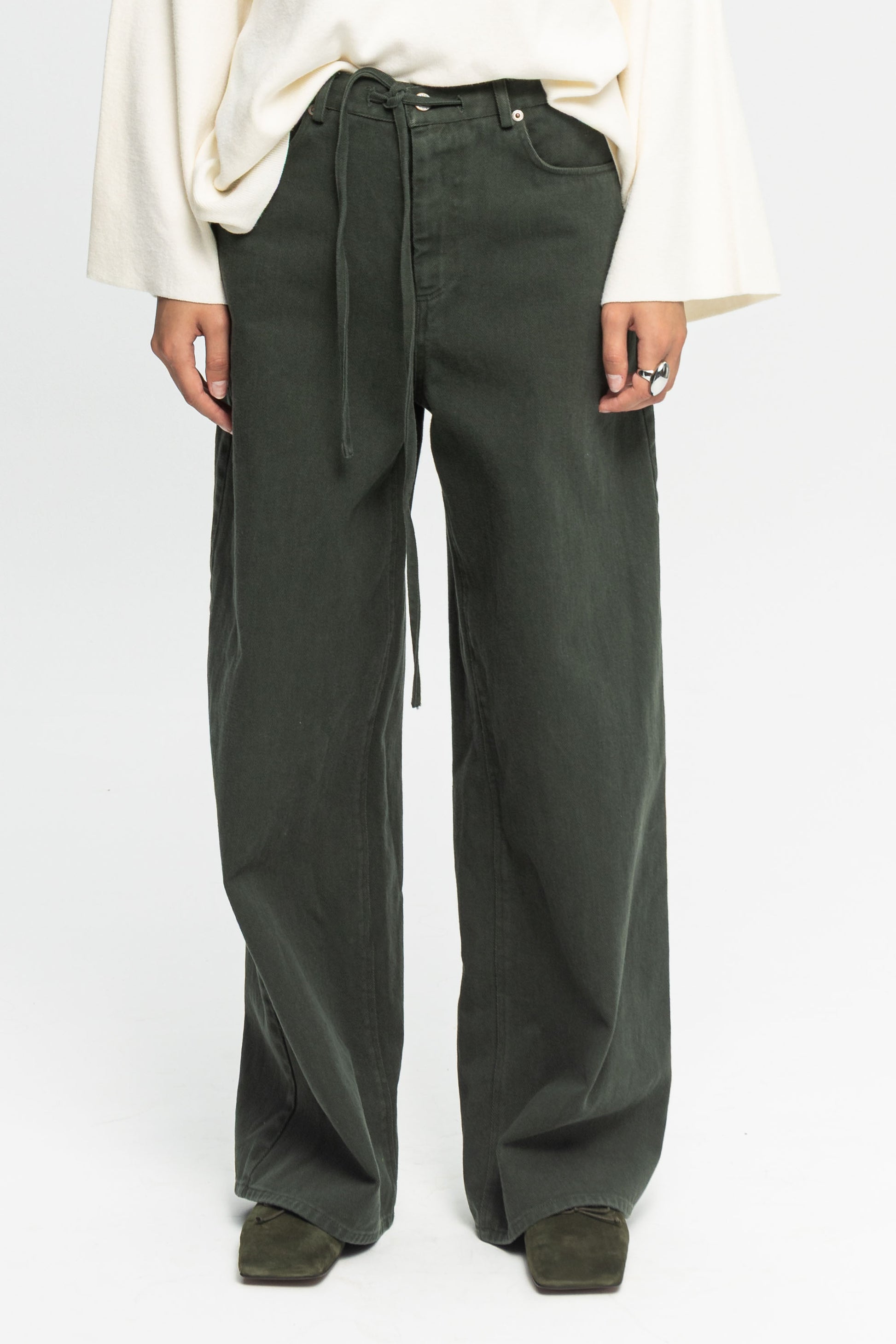 Denim Pants-Black and Black