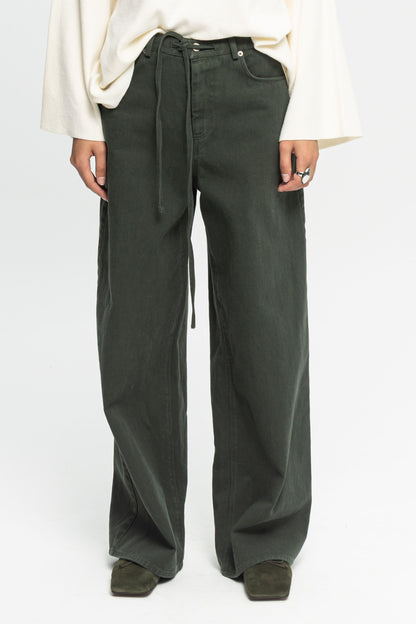 Denim Pants-Black and Black