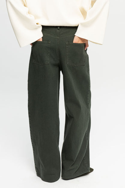 Denim Pants-Black and Black