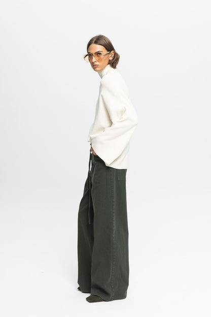 Denim Pants-Black and Black