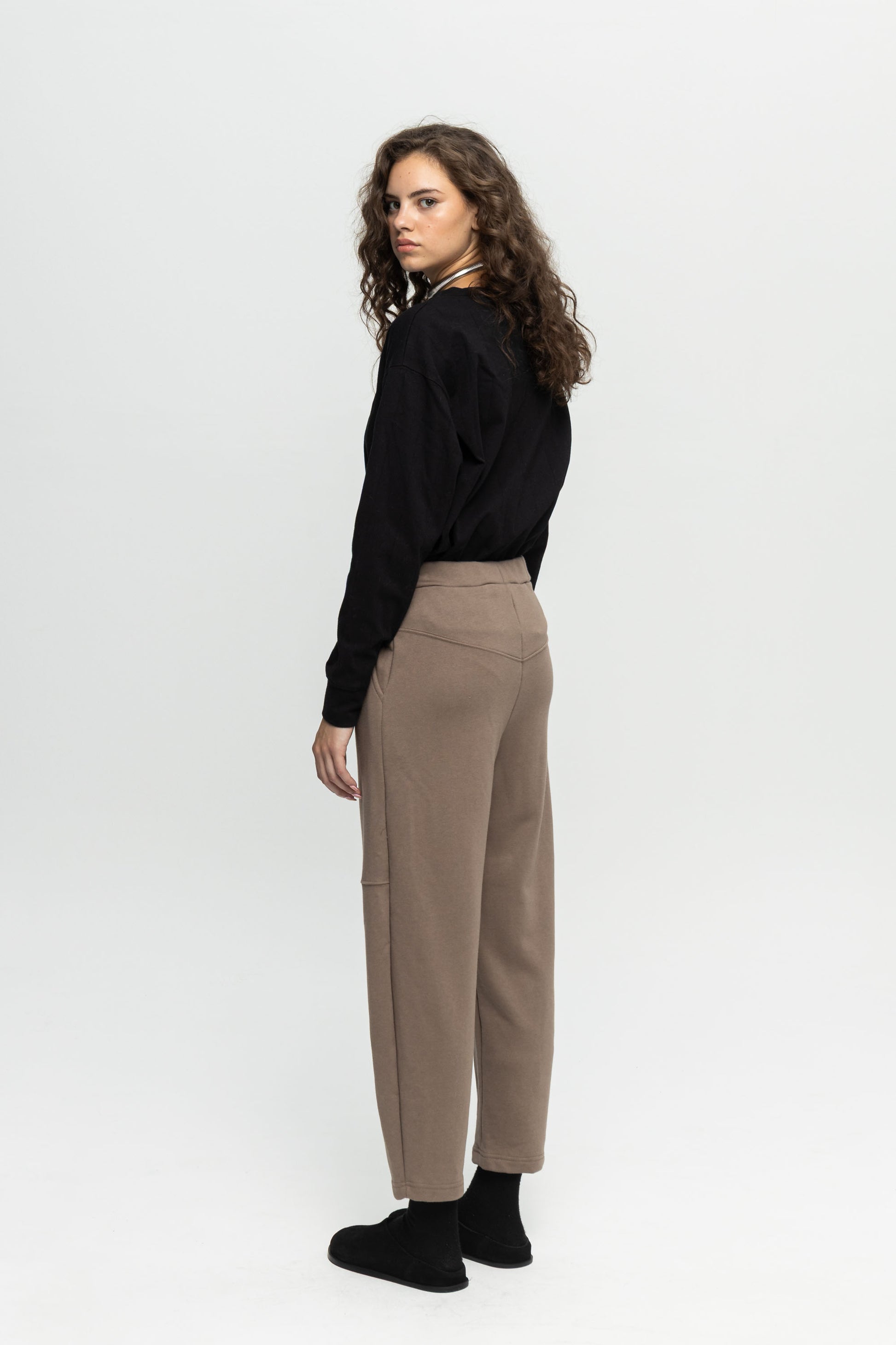 Essential Jogger Pants-Black and Black